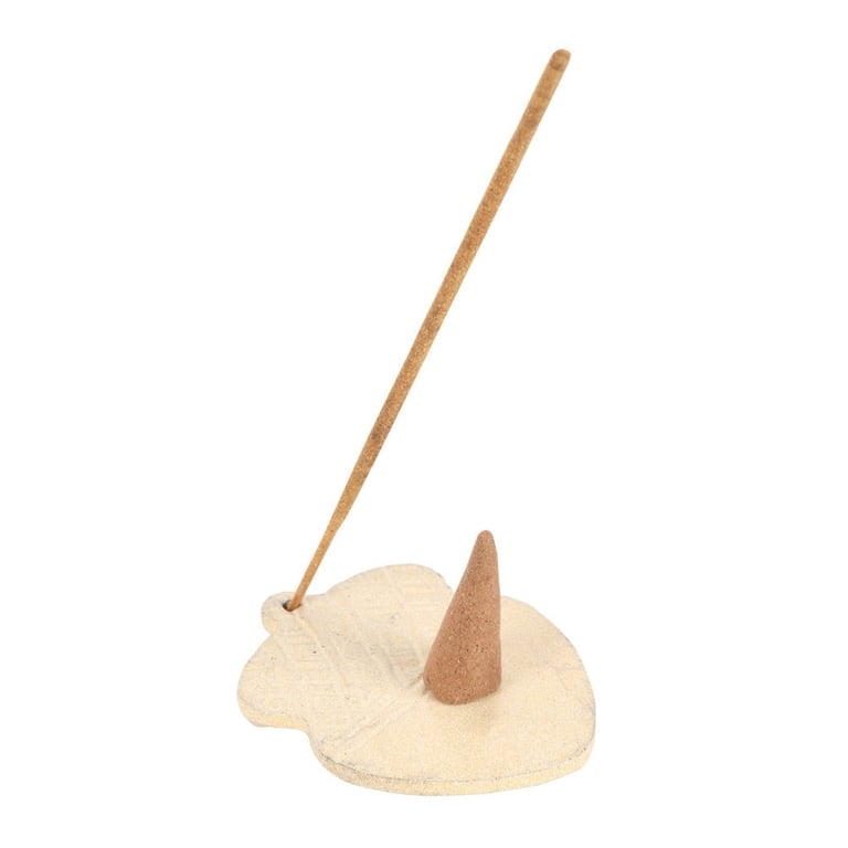 Warm Vanilla Autumn Incense Gift Set - Home Fragrance Set with Acorn Holder