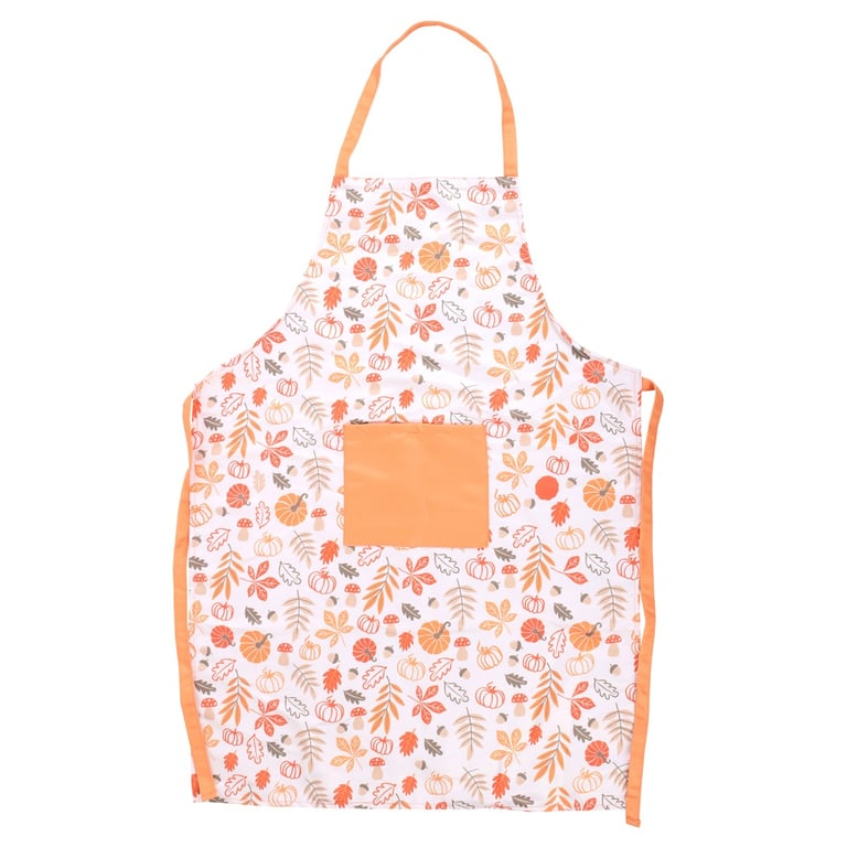 Autumn Leaves and Pumpkins Seasonal Family Cooking Apron