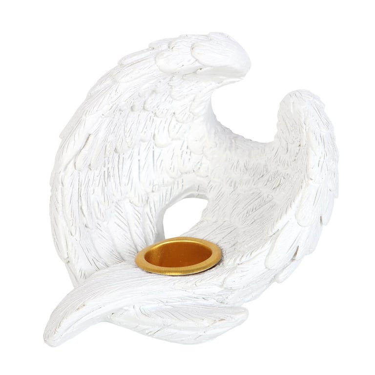 Angel Wing Resin Incense Cone Burner - Serenity & Spiritual Sanctuary Decor