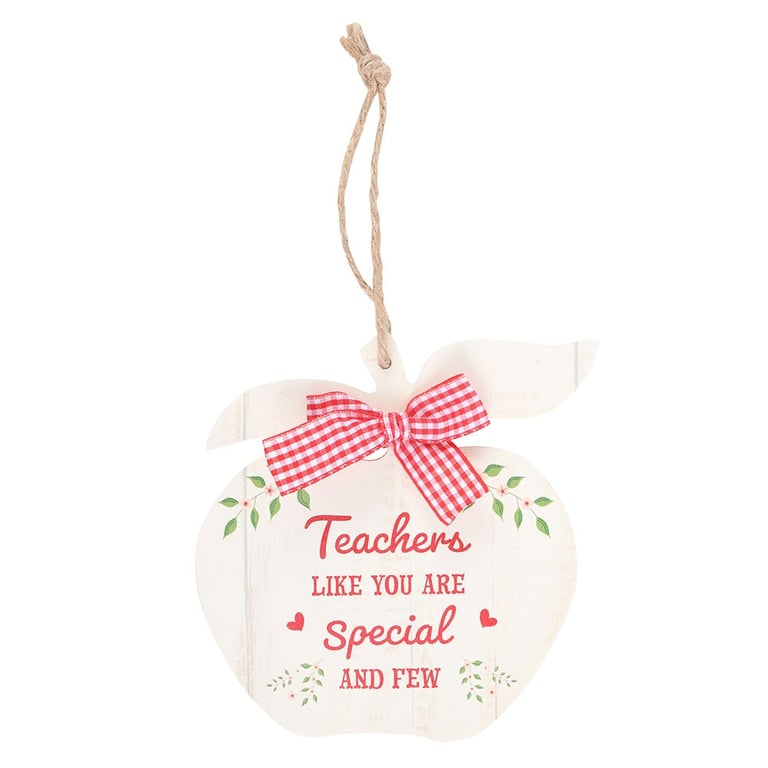 Teachers Like You Apple Hanging Decoration - End of Term Gift for Special Teachers