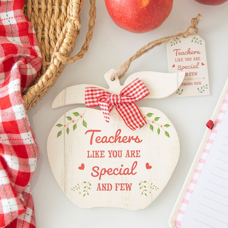 Teachers Like You Apple Hanging Decoration - End of Term Gift for Special Teachers