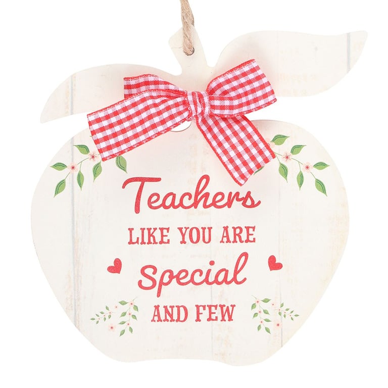 Teachers Like You Apple Hanging Decoration - End of Term Gift for Special Teachers