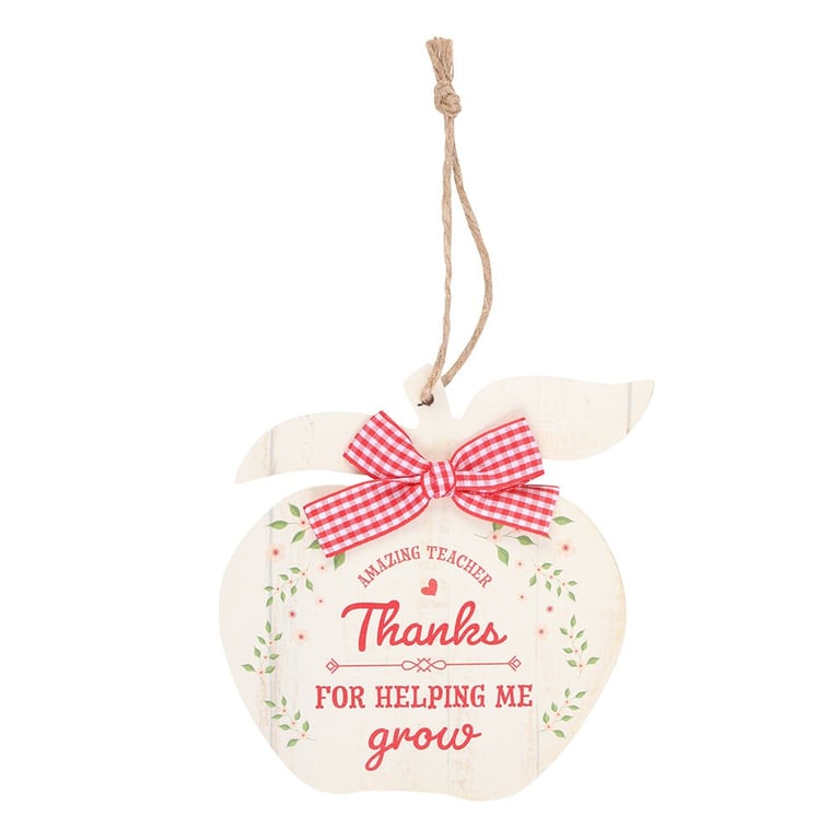 Apple Hanging Decoration - Thank You Teacher Gift