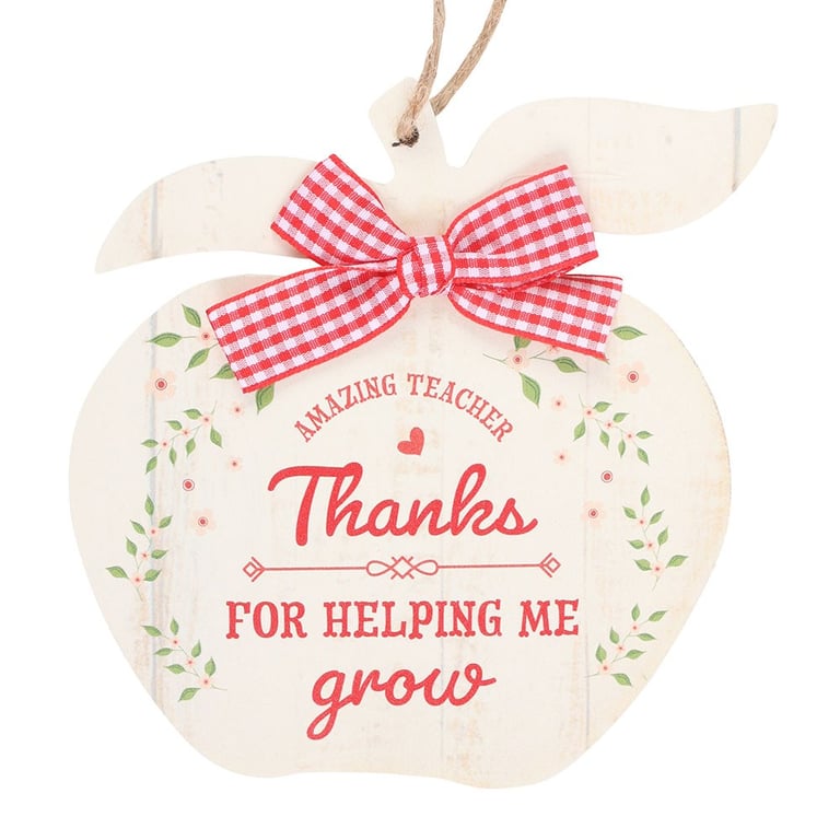 Apple Hanging Decoration - Thank You Teacher Gift