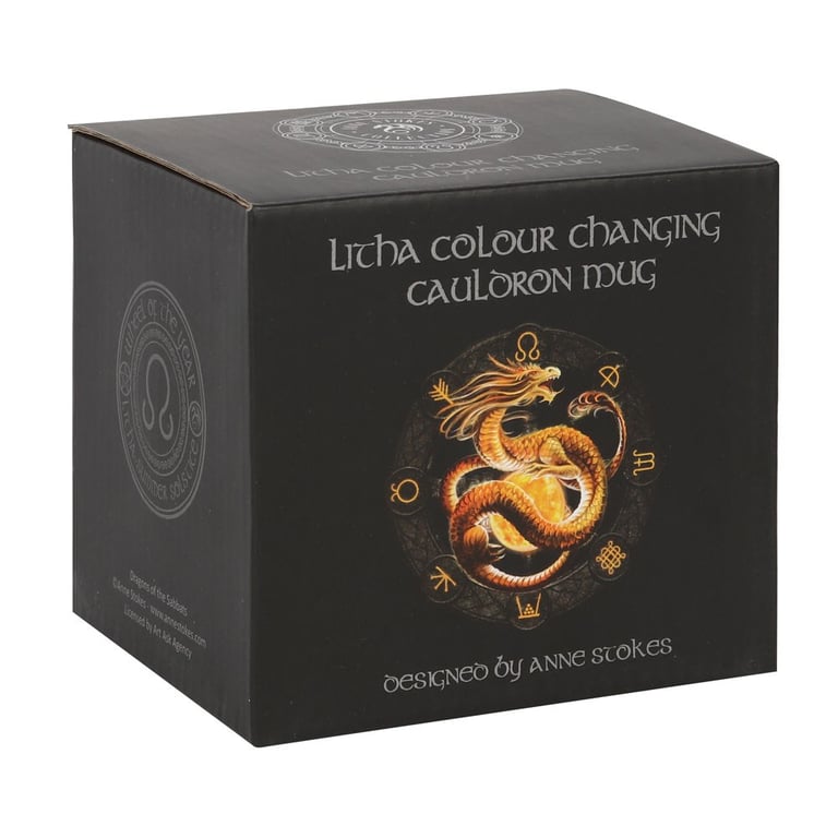 Anne Stokes Litha Color-Changing Cauldron Mug