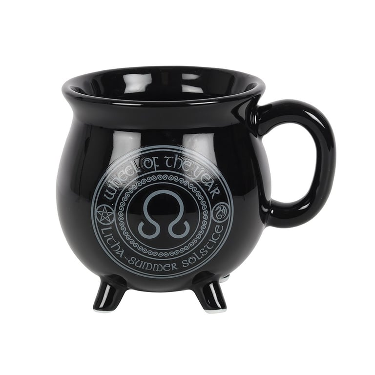 Anne Stokes Litha Color-Changing Cauldron Mug