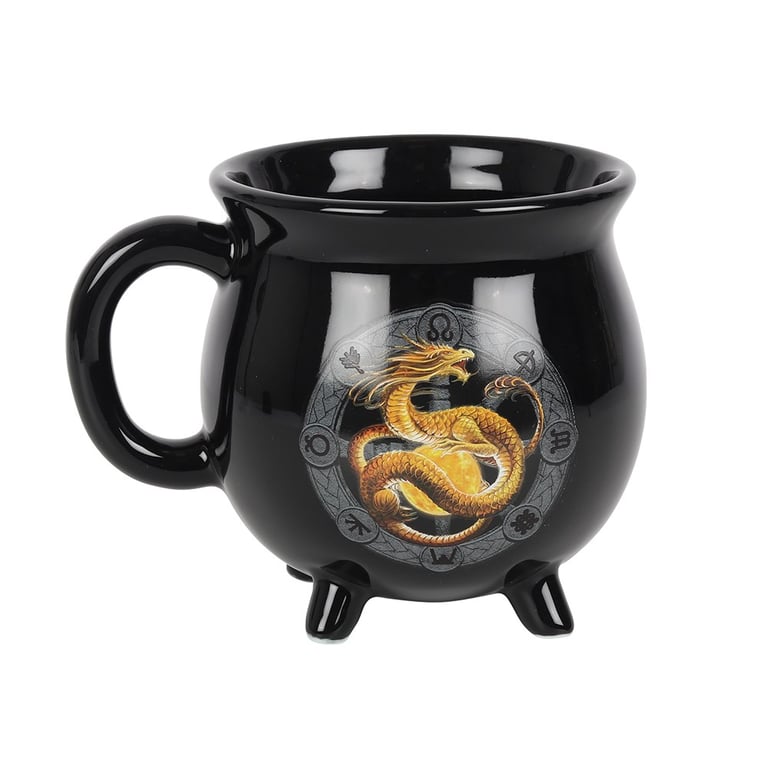 Anne Stokes Litha Color-Changing Cauldron Mug