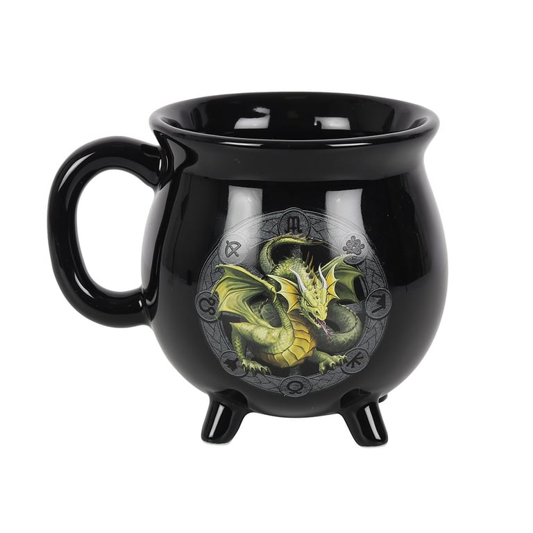 Anne Stokes Mabon Colour Changing Cauldron Mug - Fantasy Art Design Changes with Hot Beverage