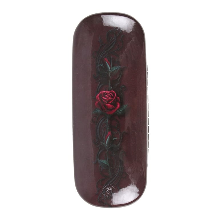 Anne Stokes Angel Rose Hard Shell Glasses Case with Microfibre Cloth