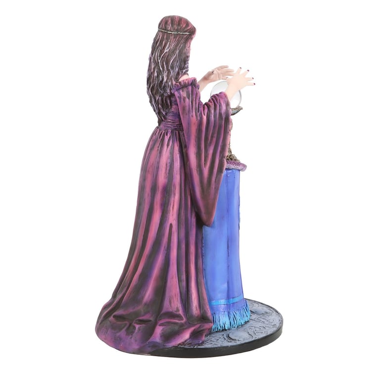 Anne Stokes Crystal Ball Figurine - Dragon and Crystal Bond Decoration