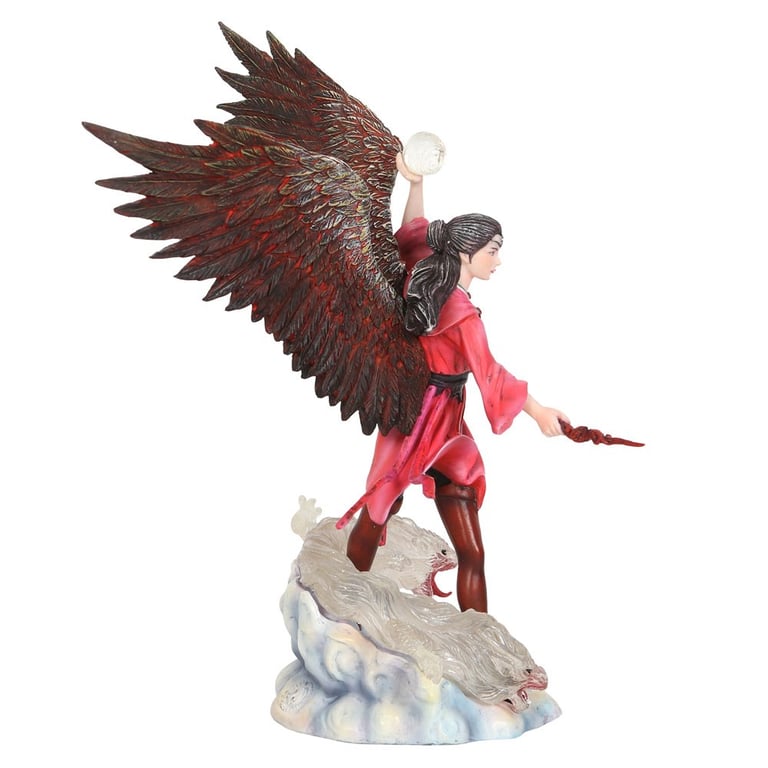 Air Elemental Sorceress Collectible Figurine by Anne Stokes - Resin Statue with Intricate Details