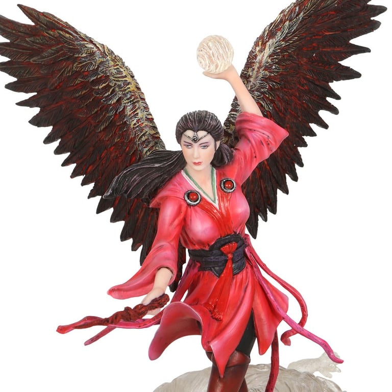 Air Elemental Sorceress Collectible Figurine by Anne Stokes - Resin Statue with Intricate Details
