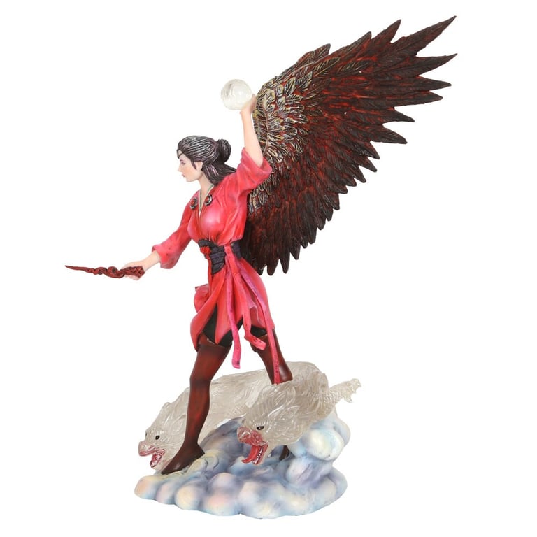 Air Elemental Sorceress Collectible Figurine by Anne Stokes - Resin Statue with Intricate Details