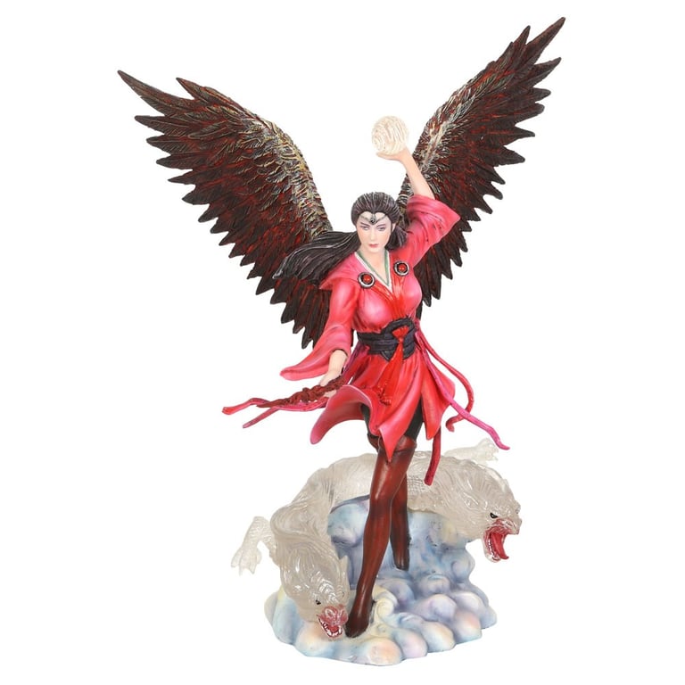 Air Elemental Sorceress Collectible Figurine by Anne Stokes - Resin Statue with Intricate Details
