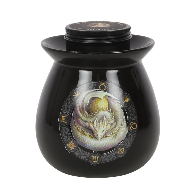 Ostara Wax Melt Burner Gift Set by Anne Stokes - Dragon Scented Home Decor