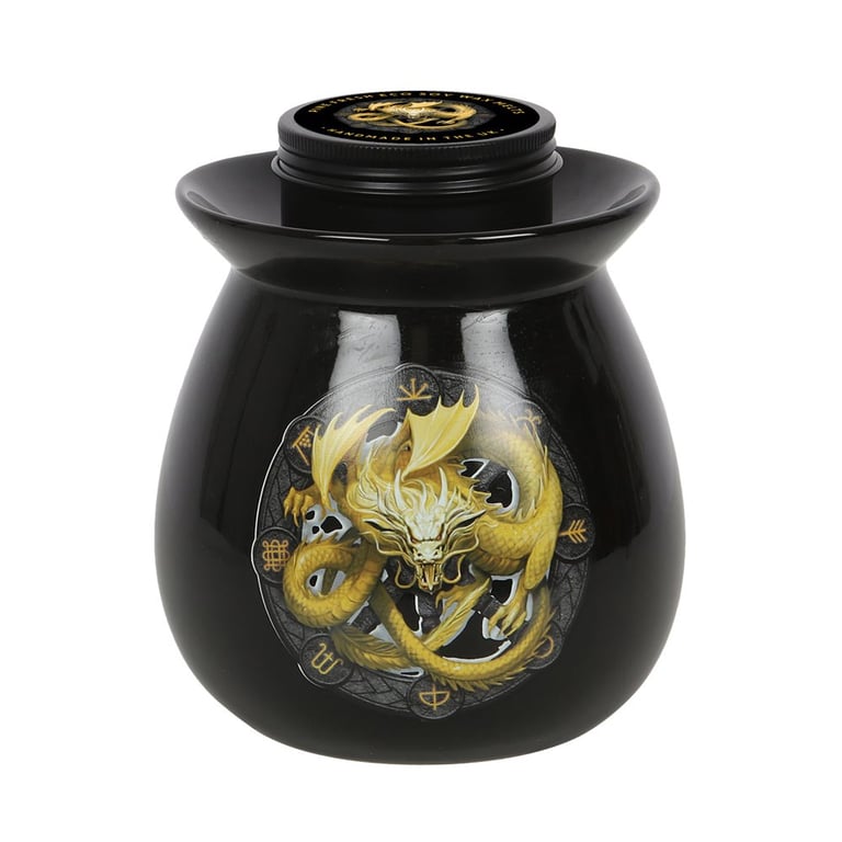 Imbolc Wax Melt Burner Gift Set by Anne Stokes - Dragon Design Home Fragrance