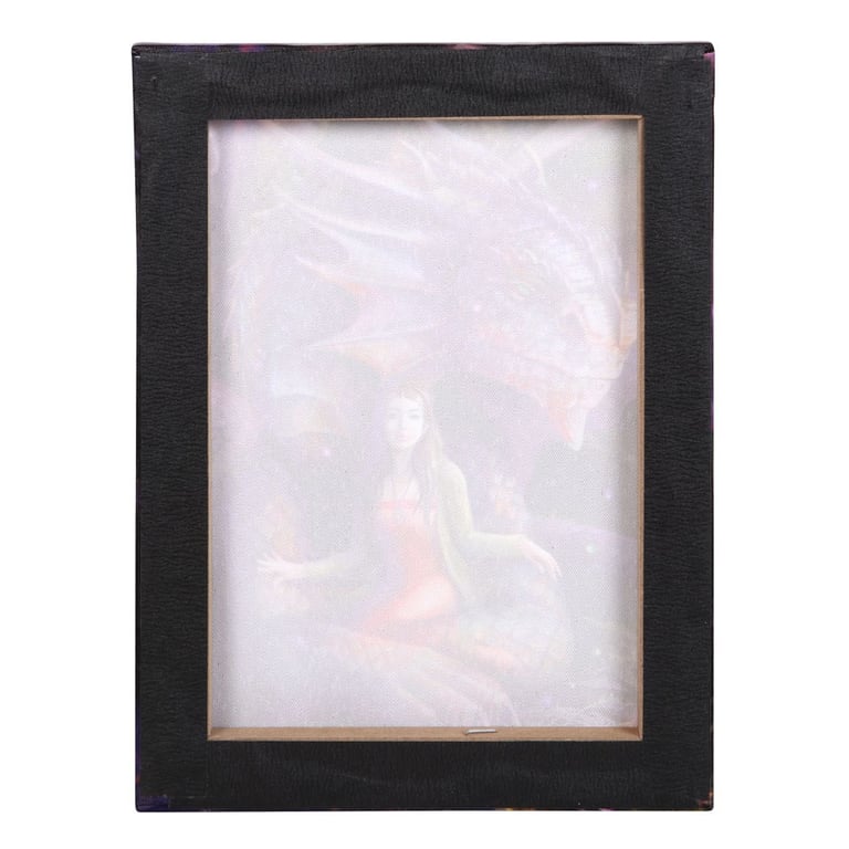 Anne Stokes Spirit Dragon Canvas Plaque - 19x25cm Full Colour Print Home Decor Artwork
