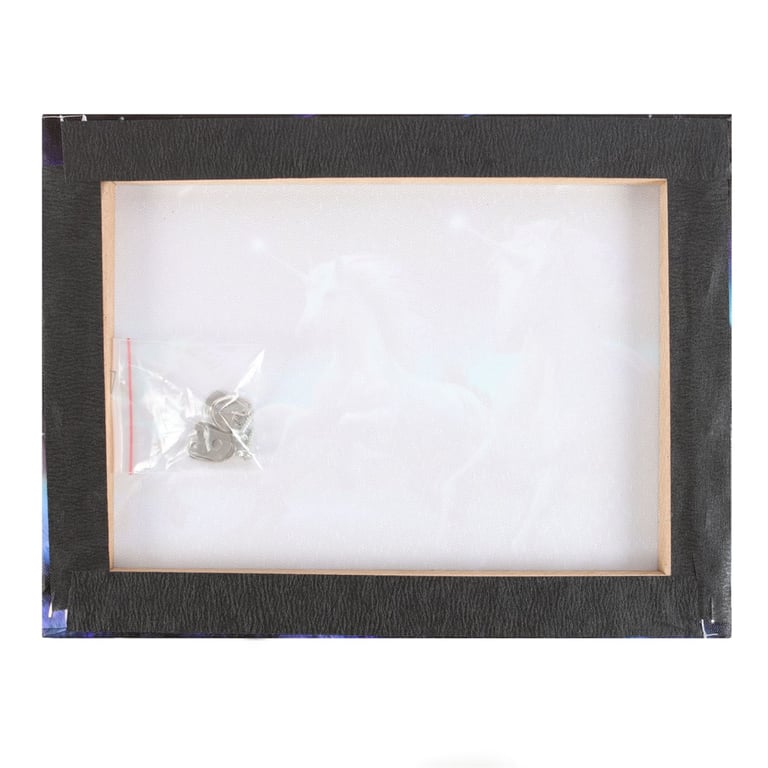 Shooting Stars Canvas Plaque by Anne Stokes - Magical Unicorn Art Wall Decoration