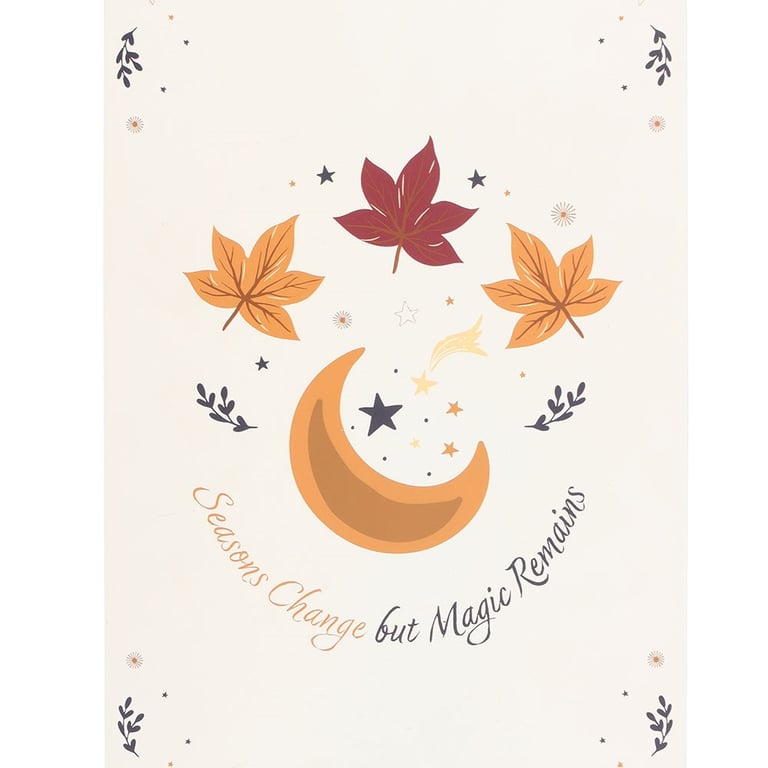 Autumn Magic Hanging Sign - Rustic Seasonal Home Decor