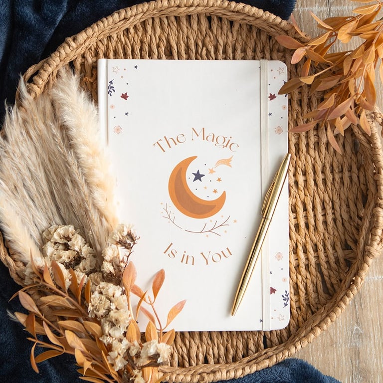 The Magic Is in You A5 Lined Notebook - Perfect Gift for Writers and Artists