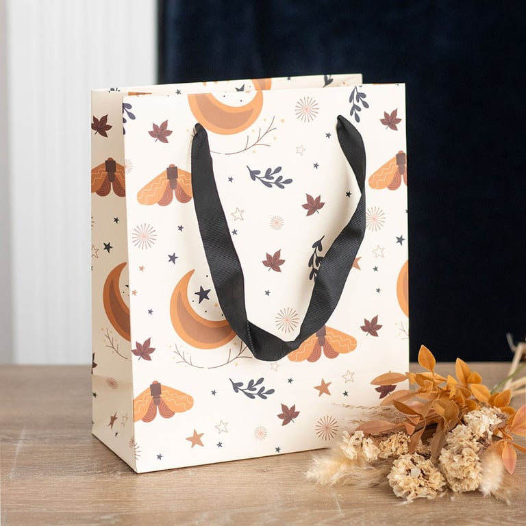 Medium Harvest Moon Autumn Gift Bag - Thoughtful Seasonal Presentation