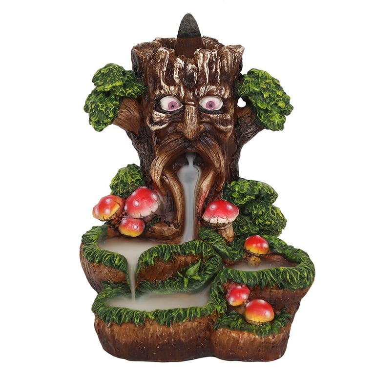 Tree Man Backflow Incense Burner - Waterfall Smoke Effect Home Decor