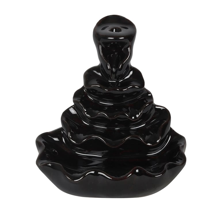 4-Tier Ripple Backflow Incense Burner - 4-Level Smoke Ripple Decor and Holder for Home Fragrance