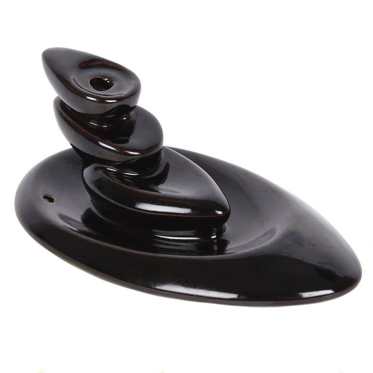 Small Pebbles Backflow Incense Burner - Mesmerising Waterfall Effect Home Decor