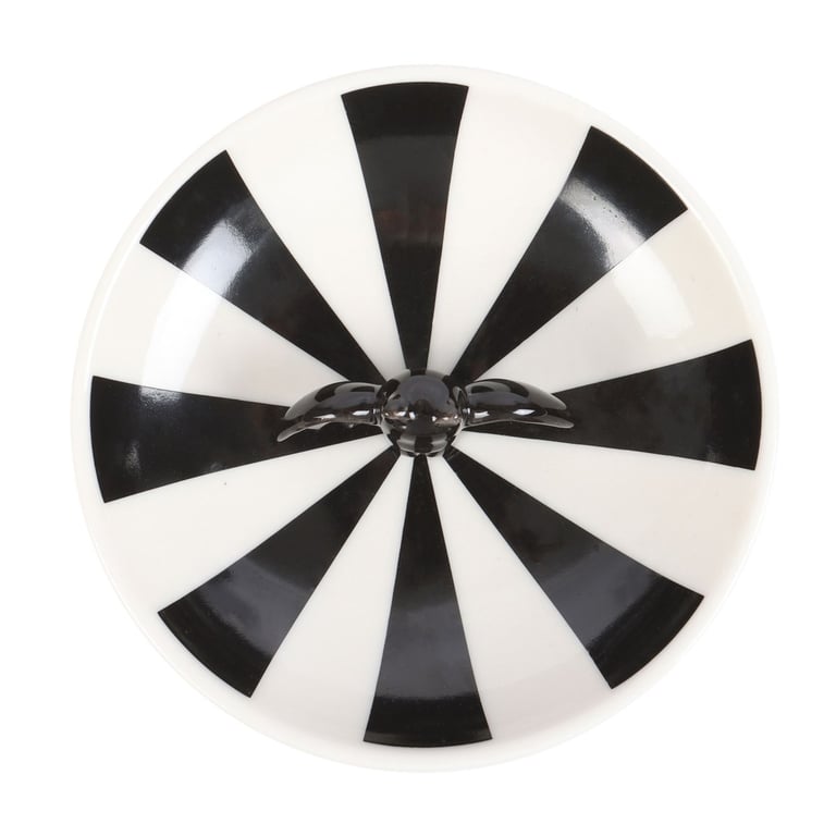 Striped Bat Trinket Dish - Unique Home Decor Storage Solution