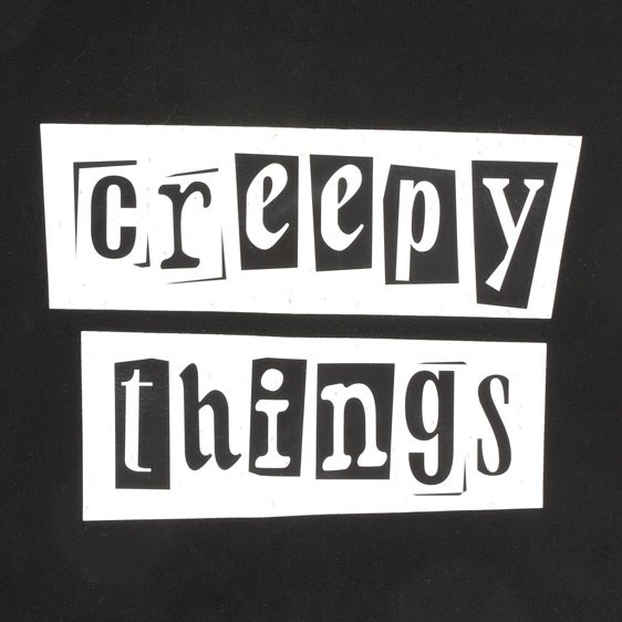 Creepy Things Polycotton Tote Bag - Spooky Book & Snack Carrier