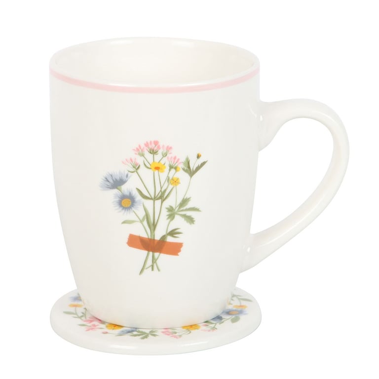If Mums Were Flowers Ceramic Mug & Coaster Set - Mothers Day Gift Idea