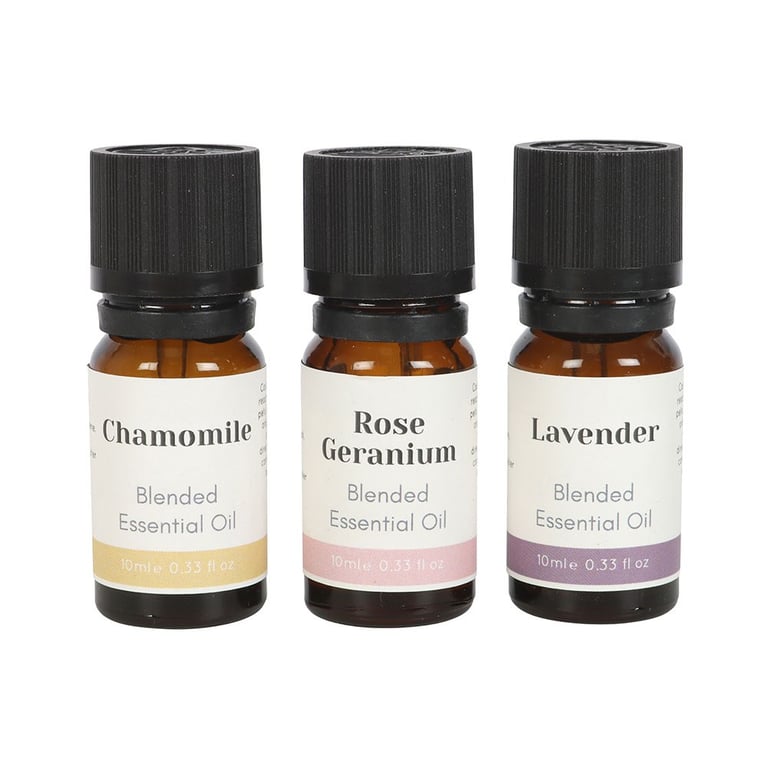 Floral Blended Essential Oils - Relaxation and Unwind Set of 3 (10ml each)