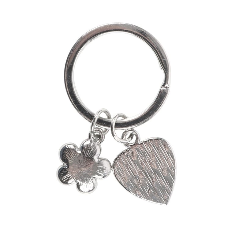 Forget-Me-Not Enamel Flower Keyring - Sentimental Gift Token of Appreciation
