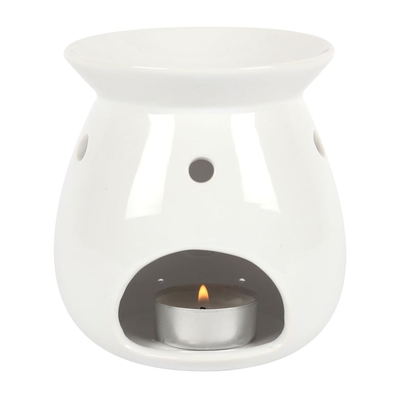 Large Blooming Lovely Wax Melt Burner Gift Set - Eco Soy Wax Melts & Ceramic Oil Warmer