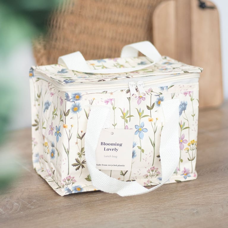 Blooming Lovely Floral Lunch Bag - Eco-Friendly and Practical Design