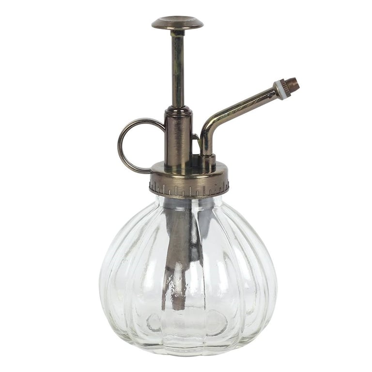 Botanical Glass Plant Mister - Elegant Vintage Hydration Tool for Indoor Gardens