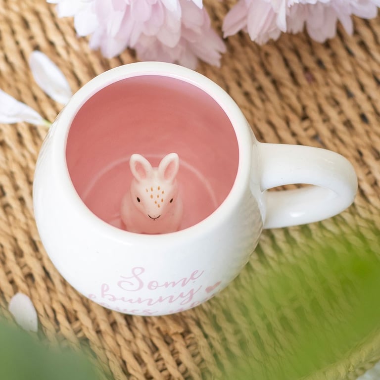 Some Bunny Loves You Peekaboo 500ml Heartwarming Mug
