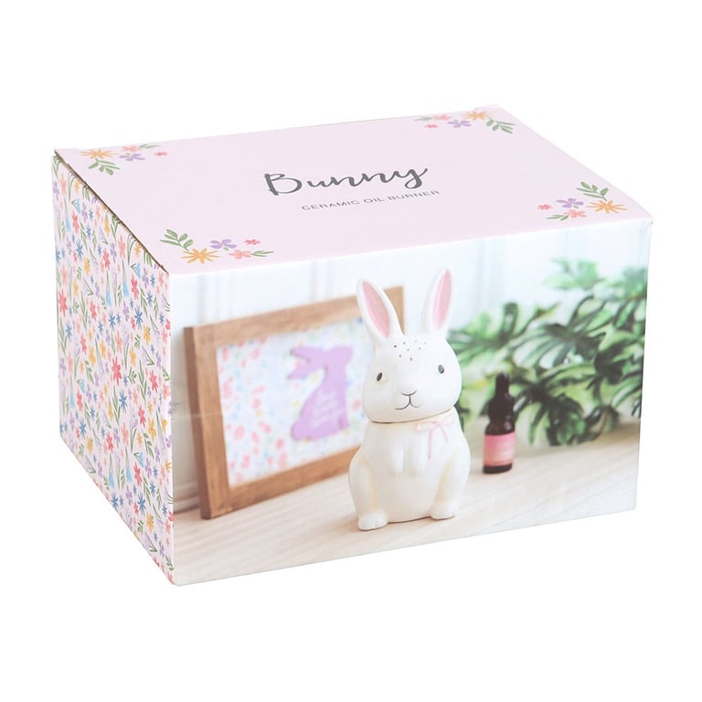 Bunny Shaped Ceramic Oil Burner - Spring Fragrance Diffuser
