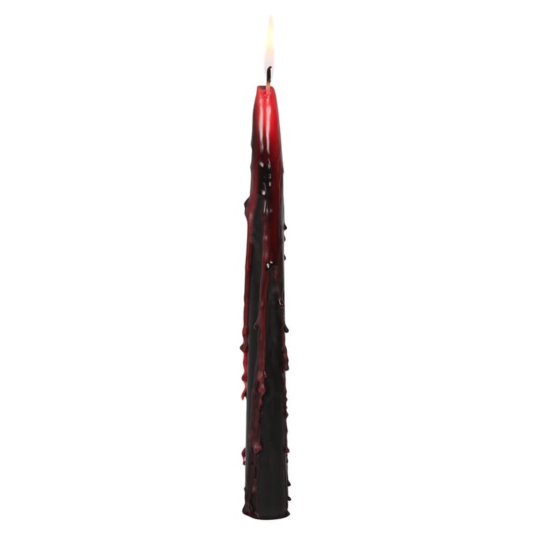 Vampire Tears Candles - 4 Pack Paraffin Wax Home Decor Candles with Red Melting Effect