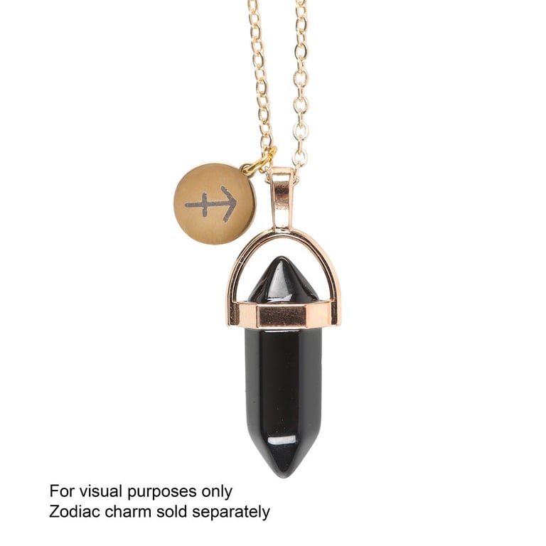 Crystal Pendant Necklaces Set - 9 Piece Healing Jewelry Collection