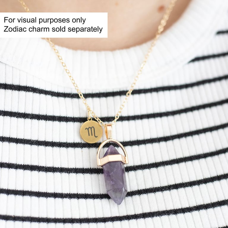 Crystal Pendant Necklaces Set - 9 Piece Healing Jewelry Collection