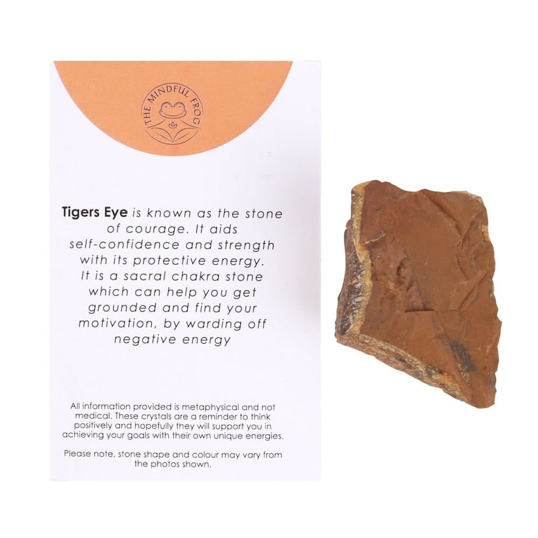 Tiger s Eye Healing Crystal - Ward Evil & Boost Confidence with Negative Energy Clearing Stone