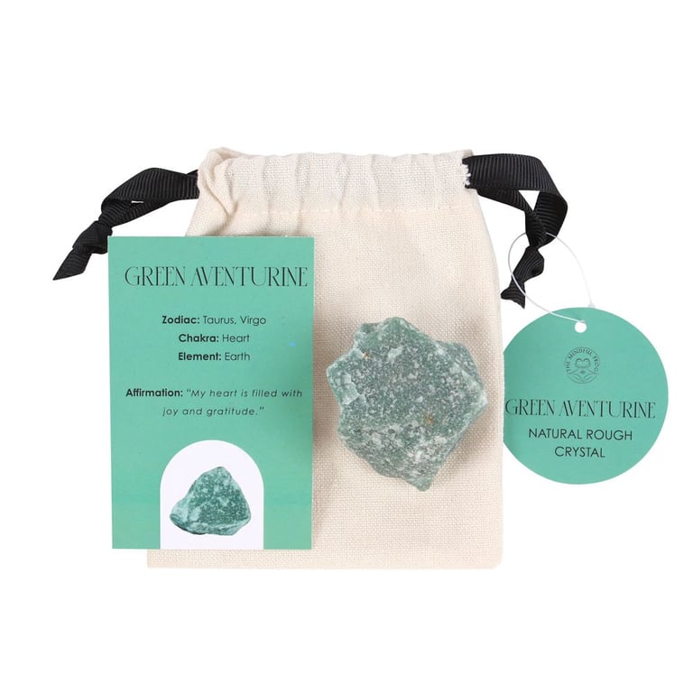Green Aventurine Healing Crystal - Stress Relief & Confidence Booster Stone