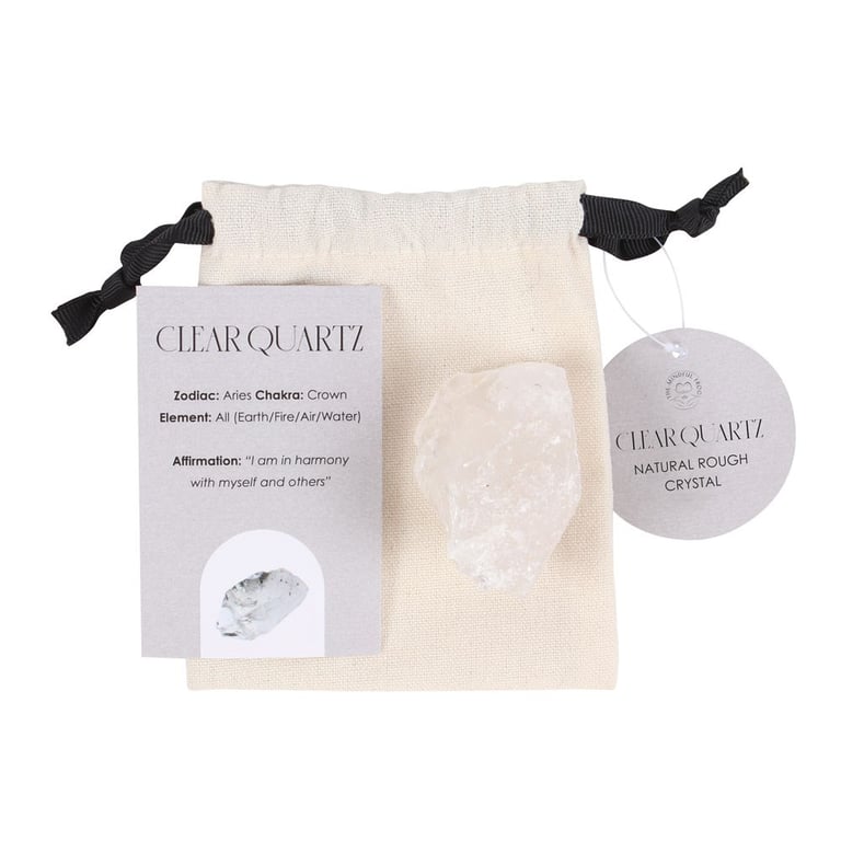 Clear Quartz Crystal - Promotes Harmony and Protection from Negative Energies
