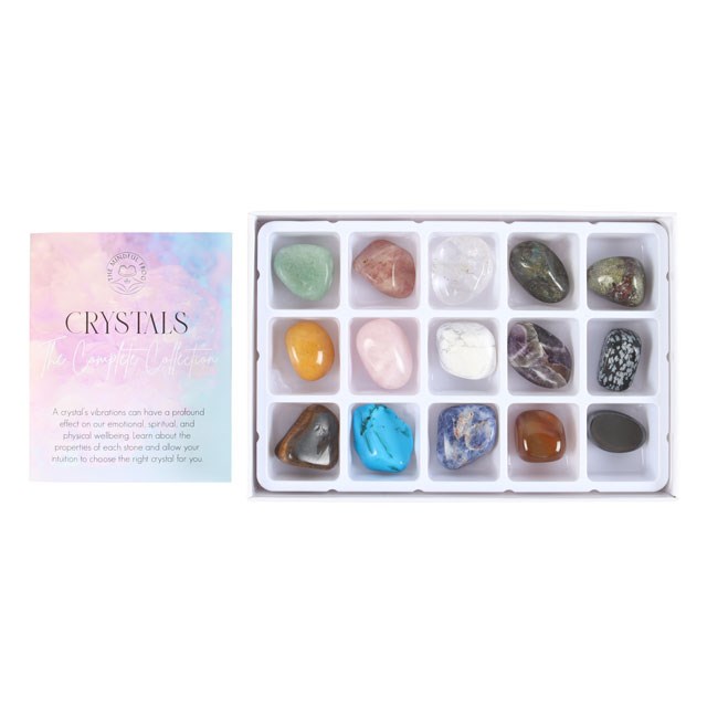 The Complete Crystal Collection Gift Set - Chakra Balancing Starter Kit for Beginners