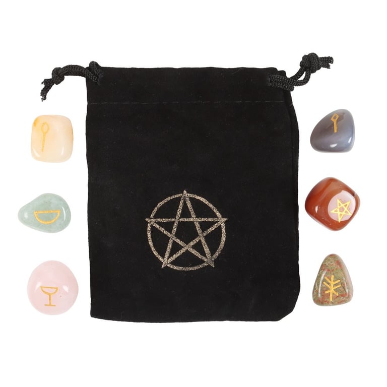Witches Guide to Crystals Gift Set - Divination Tools and Crystal Healing Kit