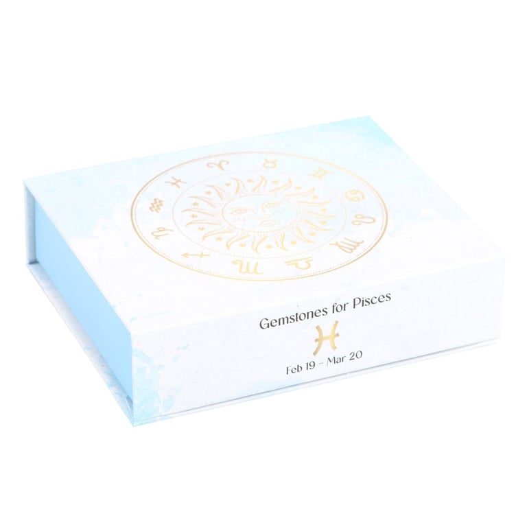 Pisces Crystal Tumblestone Set - Balance and Harmony for Water Signs