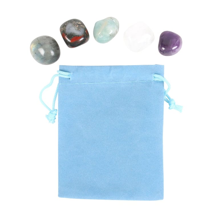 Pisces Crystal Tumblestone Set - Balance and Harmony for Water Signs