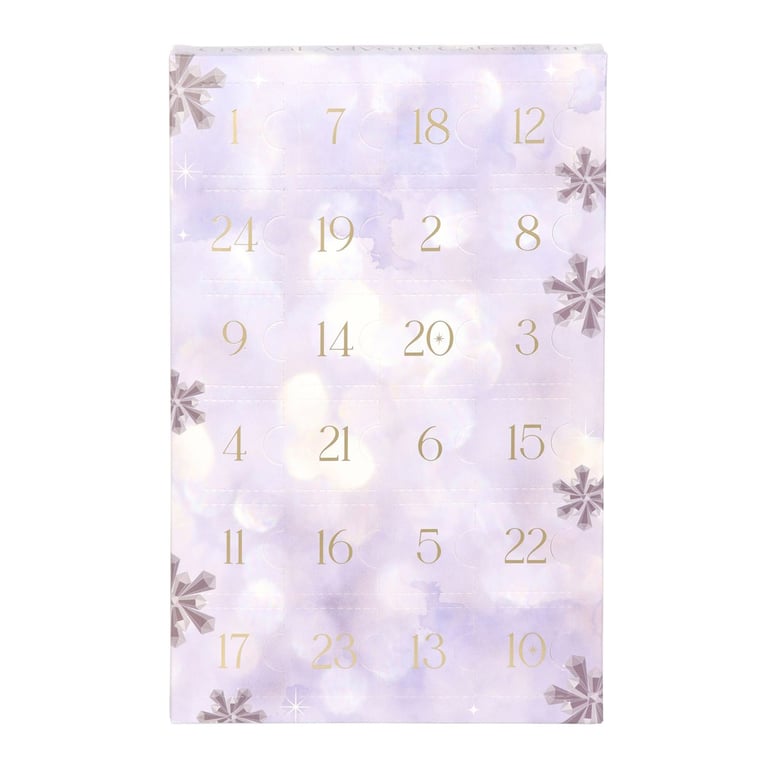 Mystical Crystal Advent Calendar - 24 Tumbled Gemstones for Spiritual Healing and Wellness