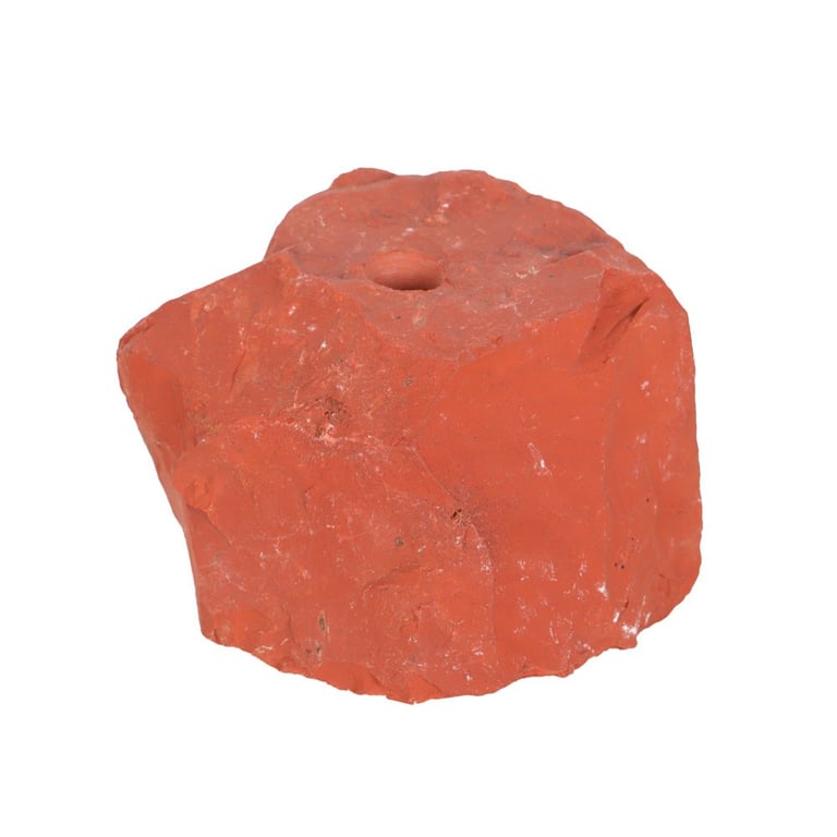 Red Jasper Emotional Stimulation Crystal Incense Holder - Stress Relief and Courage Promoting Stone